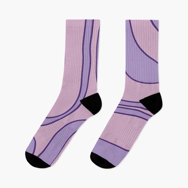 Artikelvorschau, Abstraktes Retro-Groove-Linienmuster in Lavendel-Lila-Pastell entworfen und verkauft von kierkegaard.