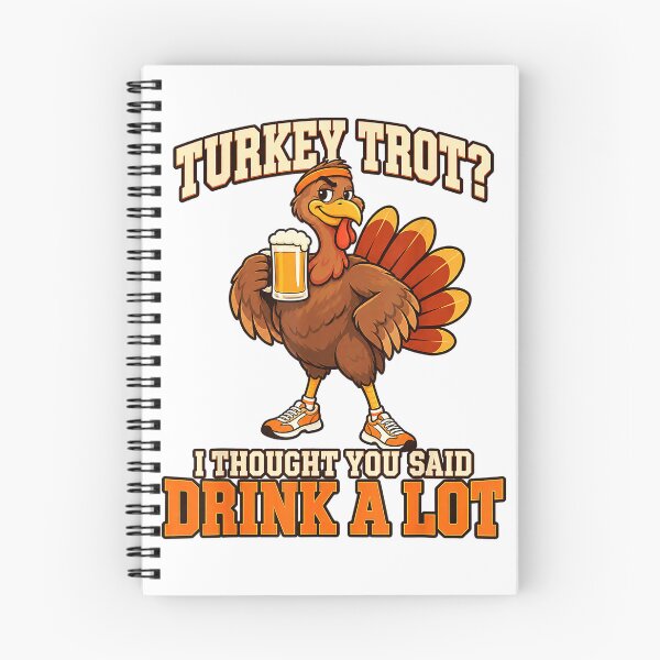 Item preview, Funny Thanksgiving Turkey Trot Beer Running T-Shirt T-Shirt designed and sold by SAK7.