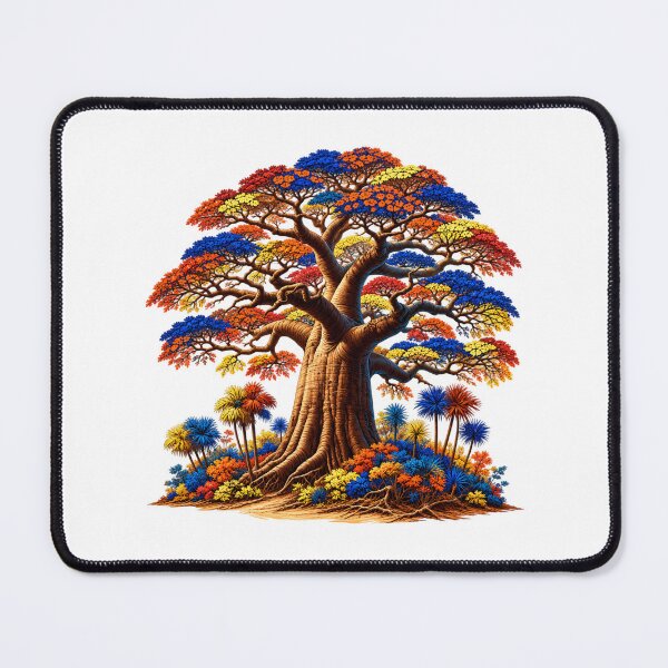 Artikelvorschau, Majestic Multicolor Baobab Tree Cut Out entworfen und verkauft von Awarrie.