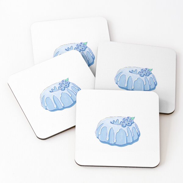 Item preview, Blueberry Bundt Cake Illustration - Cozy Kitchen Dessert Art designed and sold by morimist.
