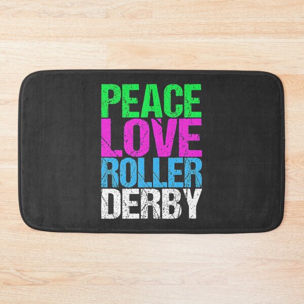 Aperçu de l'œuvre Design graphique Peace Love Roller Derby - Cadeau idéal pour les fans créée et vendue par Ahmad721.