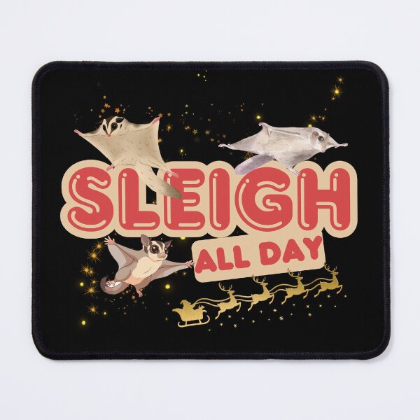 Item preview, Sugar Glider Christmas Shirt Pet Lovers Sleigh All Day Holiday Gift designed and sold by E20STUDIO.