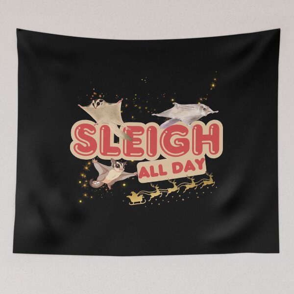 Item preview, Sugar Glider Christmas Shirt Pet Lovers Sleigh All Day Holiday Gift designed and sold by E20STUDIO.