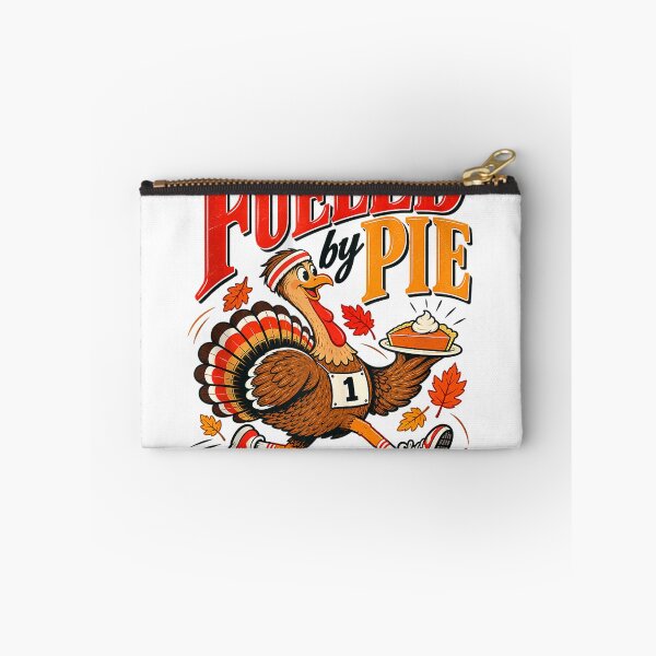 Item preview, Funny Thanksgiving Turkey Trot Running Fueled By Pie Sleeveless Tank Top designed and sold by darknessman666.