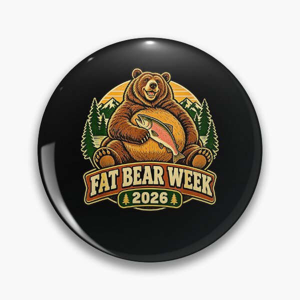 Item preview, Fat Bear Week 2026 Retro Bear Sunglasses Nature Lover designed and sold by Byhergawaa.