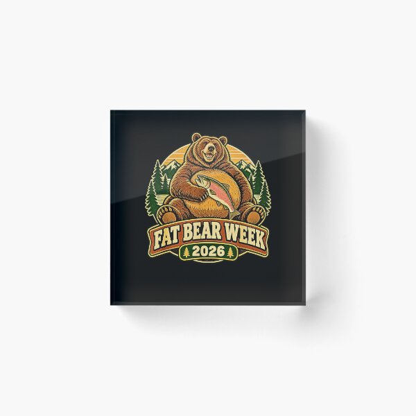 Item preview, Fat Bear Week 2026 Retro Bear Sunglasses Nature Lover designed and sold by Byhergawaa.