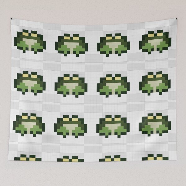 Artikelvorschau, Pixel-Art-Frosch entworfen und verkauft von Thistlegrove.