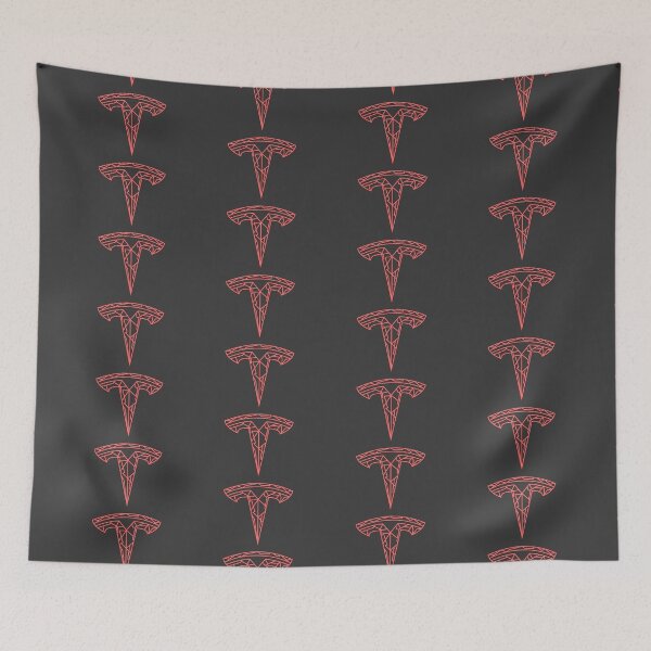 Item preview, Electric Vehicle T Logo Minimalist Red Monogram designed and sold by Fan Art Station .