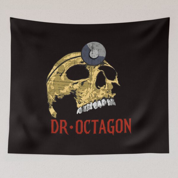 Item preview, Dr Octagon Skull Distressed  designed and sold by Scratch-Rainbow.