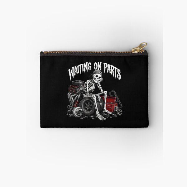 Item preview, funny mechanic skeleton waiting on parts coffee car repair designed and sold by Cocuninecrew.