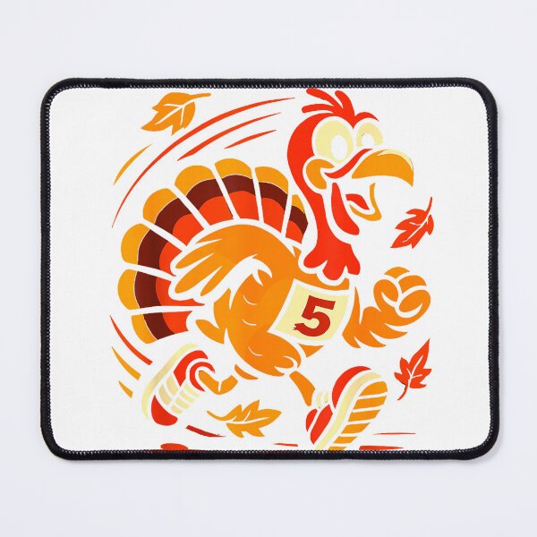 Item preview, Funny Turkey Runner Thanksgiving Day 5K Fall Race Humor T-Shirt designed and sold by Winkmark.