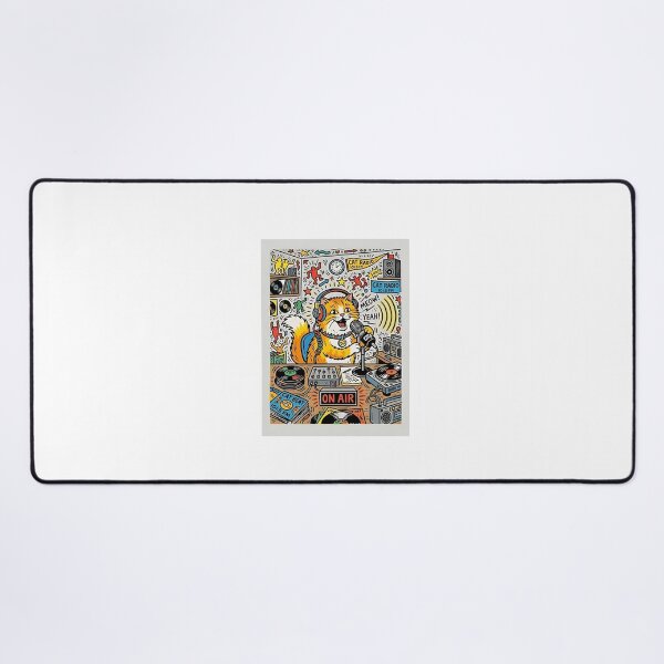 Item preview, Persian Cat Radio Host designed and sold by PictoVibe.