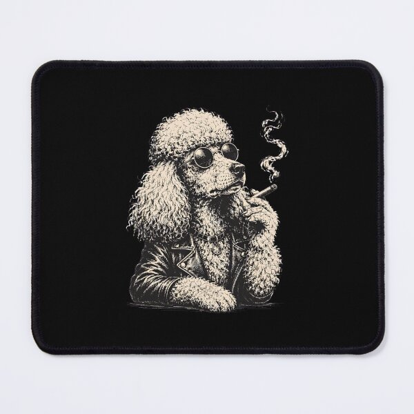 Item preview, Funny Poodle Smoking Cigarette Grunge Dog Meme Vintage designed and sold by Cocuninecrew.