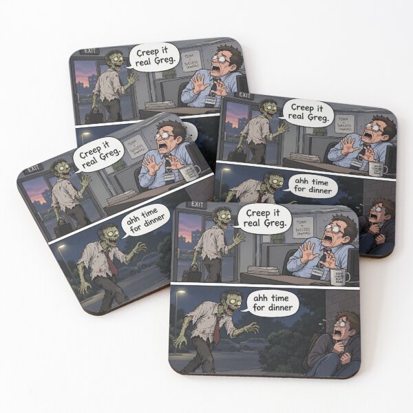 Item preview, Creep It Real - Halloween Zombie Comic designed and sold by AsotenDesigns.