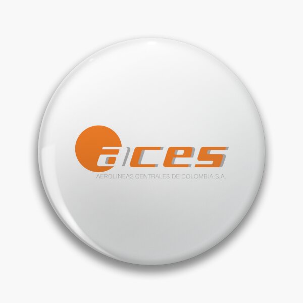 Item preview, ACES Colombia Aerolineas Centrales de Colombia Logo in Orange and Gray designed and sold by Laura  W Hoover.