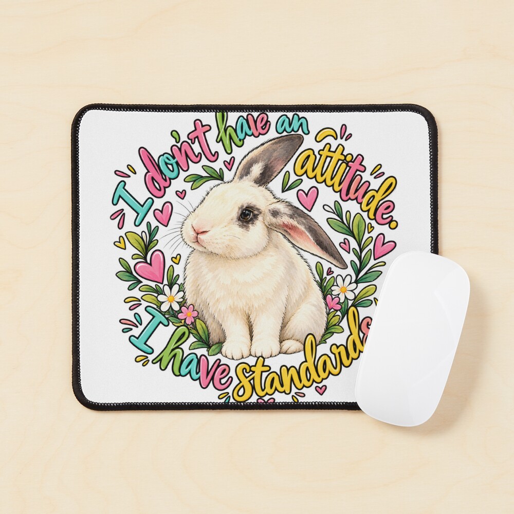 Item preview, Mouse Pad designed and sold by RabbitRescue.