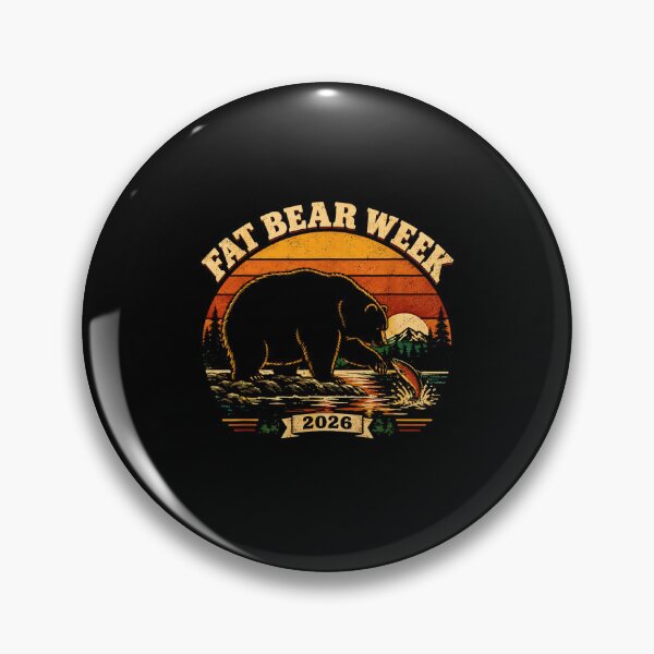 Item preview, Fat Bear Week 2026 Retro Bear Sunglasses Nature Lover designed and sold by Byhergawaa.