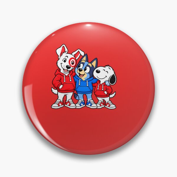 Item preview, El perro objetivo Bluey y sus amigos Snoopy designed and sold by SarlineStudio.