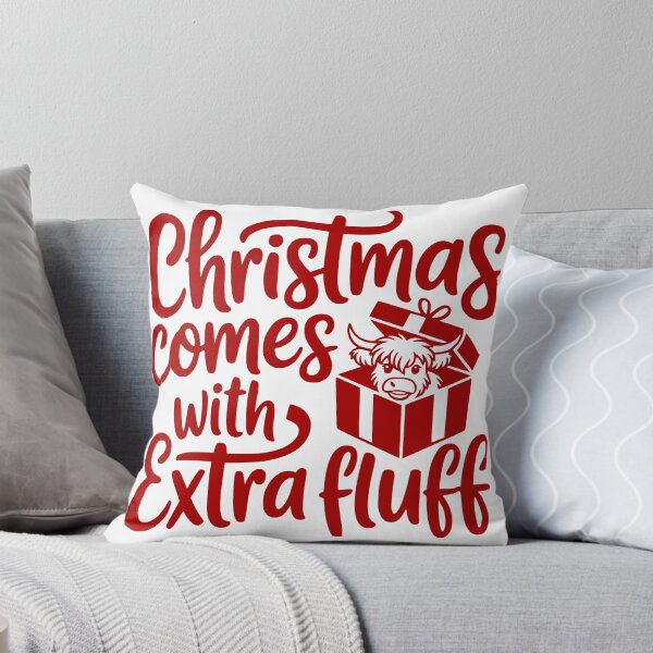 Item preview, Christmas Comes with Extra Fluff designed and sold by theartfulaspie.