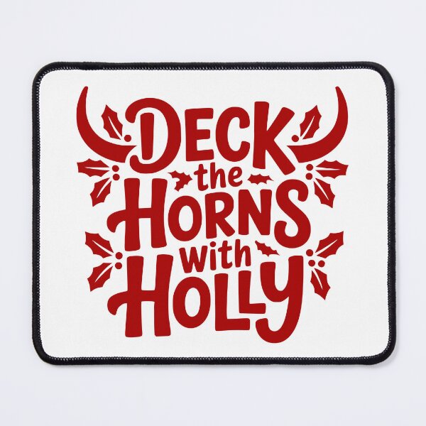 Item preview, Deck the Horns with Holly designed and sold by theartfulaspie.
