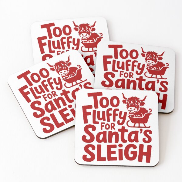 Item preview, Too Fluffy for Santa’s Sleigh designed and sold by theartfulaspie.