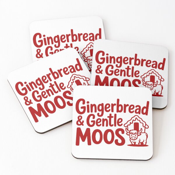 Item preview, Gingerbread & Gentle Moos designed and sold by theartfulaspie.
