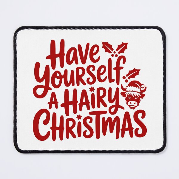 Item preview, Have Yourself a Hairy Christmas designed and sold by theartfulaspie.