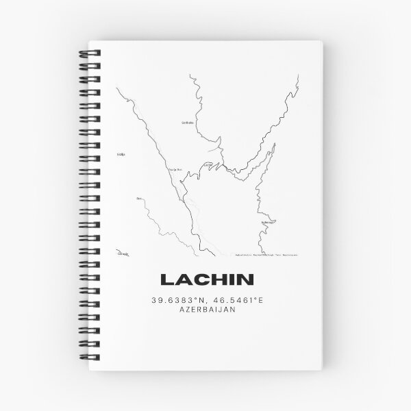 Item preview, Lachin Azerbaijan Minimalist Location Map Coordinates designed and sold by RM-Journey.