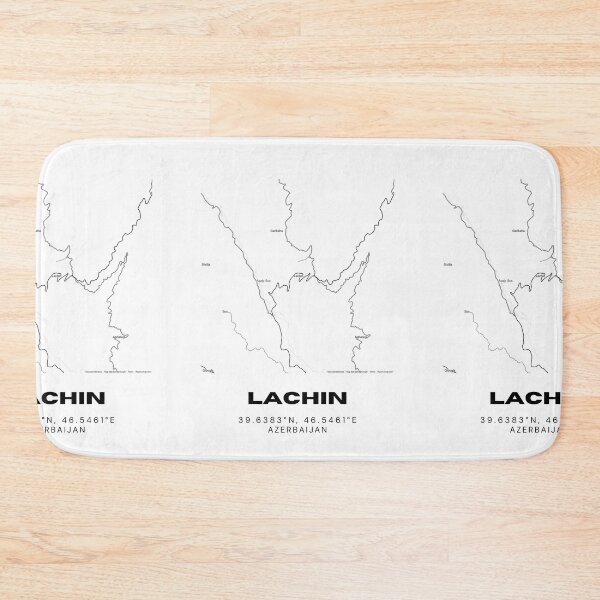 Item preview, Lachin Azerbaijan Minimalist Location Map Coordinates designed and sold by RM-Journey.