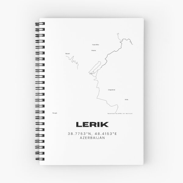 Item preview, Lerik Azerbaijan Minimalist Location Map Coordinates designed and sold by RM-Journey.