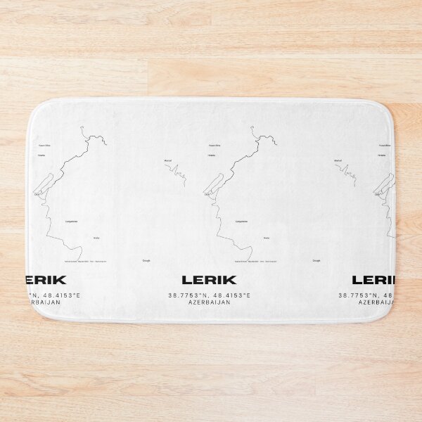 Item preview, Lerik Azerbaijan Minimalist Location Map Coordinates designed and sold by RM-Journey.