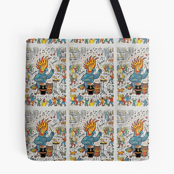 Item preview, Cockatoo Street Drummer designed and sold by PictoVibe.