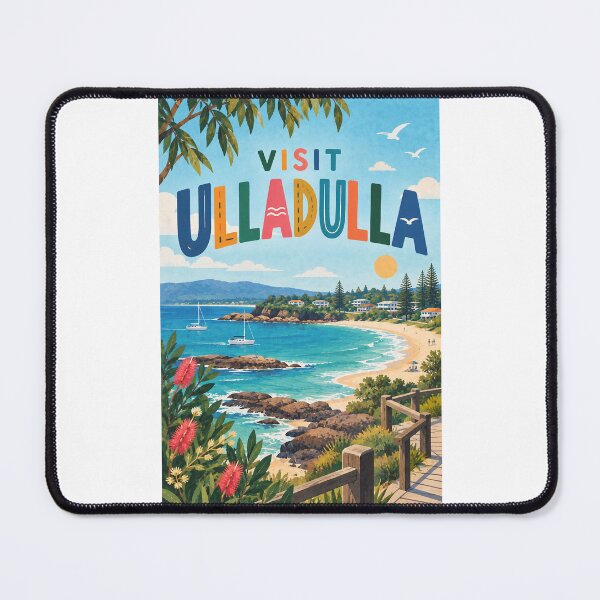 Item preview, Visit Ulladulla with Coastal Beaches, Sailboats and New South Wales Scenery designed and sold by Places On Earth.