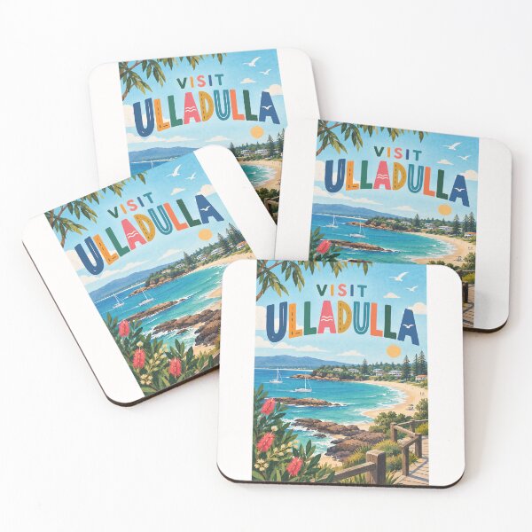Item preview, Visit Ulladulla with Coastal Beaches, Sailboats and New South Wales Scenery designed and sold by Places On Earth.