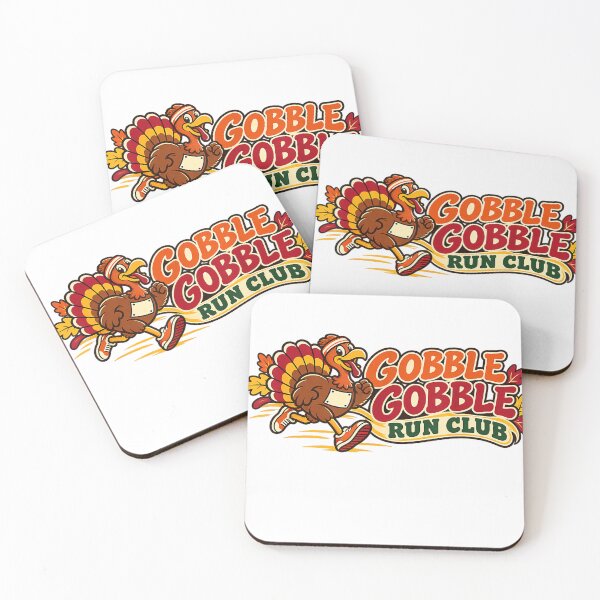 Item preview, Camiseta con humor de la carrera de Acción de Gracias "Gobble Gobble Run Club" (Gobble Gobble Run Club) de 5 km. designed and sold by PrintWaveMagic.
