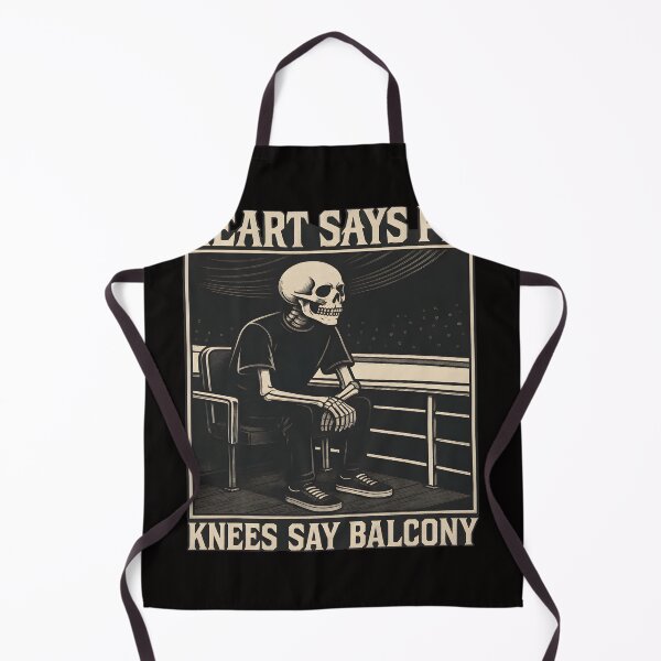 Item preview, Heart Says Pit Knees Say Balcony Skeleton Concert designed and sold by Thecreepofc.
