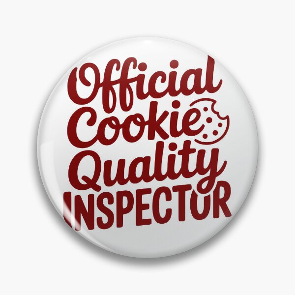 Item preview, Official Cookie Quality Inspector designed and sold by theartfulaspie.