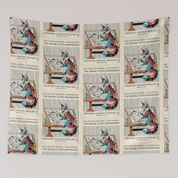 Item preview, Maine Coon Cartographer designed and sold by PictoVibe.
