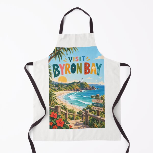 Artikelvorschau, Besuchen Sie Byron Bay mit dem Leuchtturm von Cape Byron, den Stränden und der australischen Surfküste. entworfen und verkauft von Places On Earth.