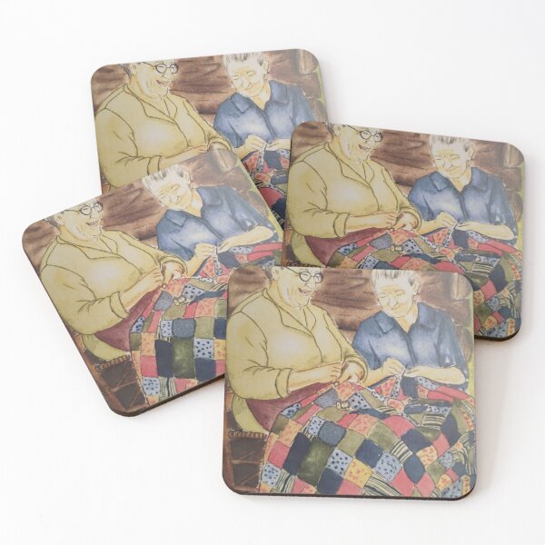 Item preview, Acolchado a mano en el porche designed and sold by Janie Farist Watercolor.
