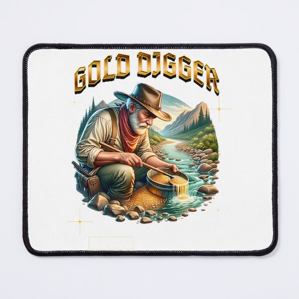 Item preview, Gold Digger and Prospector Design for Gold Mining and Panning Enthusiasts designed and sold by cvbbb.