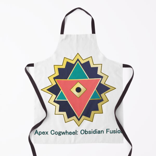 Item preview, Apex Cogwheel Obsidian Fusion Geometric Enamel Art designed and sold by Zentvent Quarter.