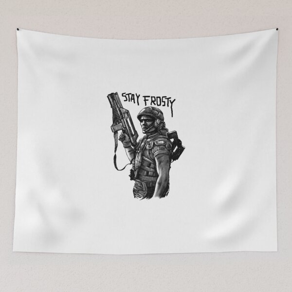 Item preview, Stay Frosty Sci-Fi Soldier Sketch designed and sold by JanickStanton9.