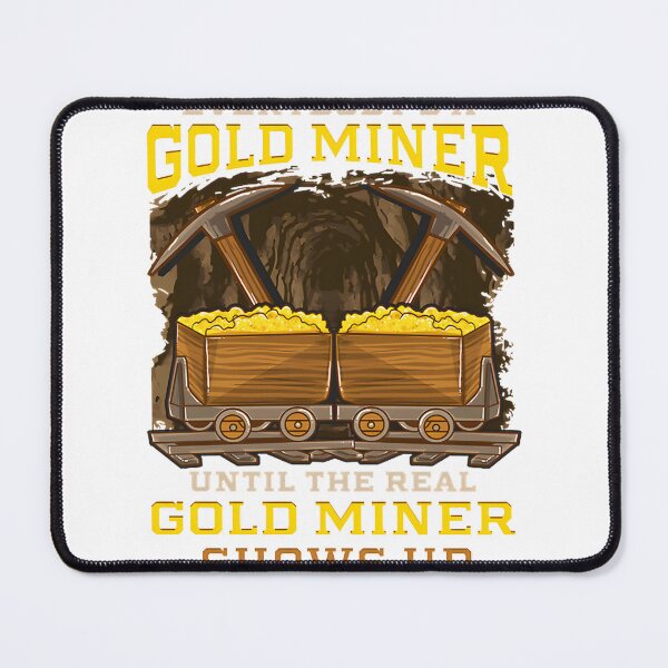 Item preview, Funny Gold Miner Design Featuring Mining Digger and Expert Illustration designed and sold by cvbbb.