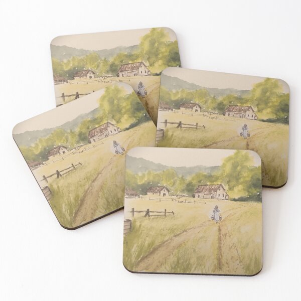 Item preview, Transportar agua designed and sold by Janie Farist Watercolor.