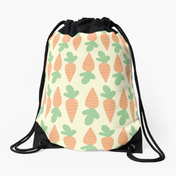 Cute Carrots Drawstring Bag