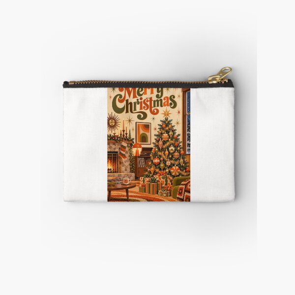 Item preview, Mid Century Christmas Living Room with Retro Tree and Record Player designed and sold by Places On Earth.