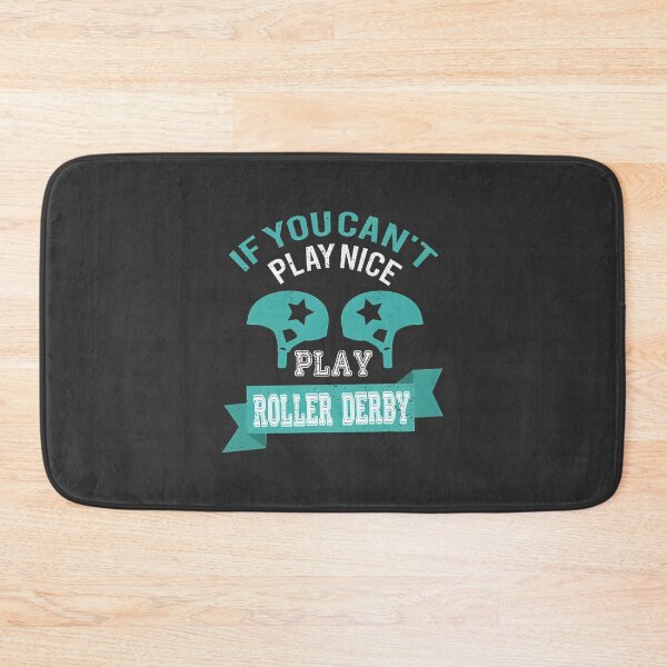 Item preview, Funny Roller Derby Play Nice Design - Perfect Gift for Roller Derby Fans designed and sold by youssefelshair.
