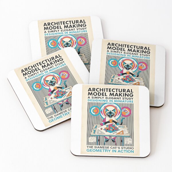 Item preview, Siamese Cat Architect designed and sold by PictoVibe.