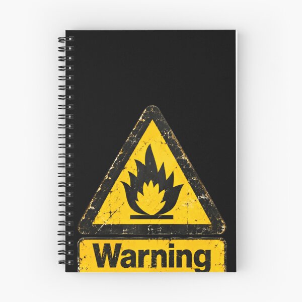 Item preview, Warning Highly Flammable Gases Safety Sign Hazard Industrial Chemical Fuel designed and sold by NightGlyph.